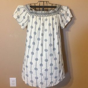 Off the shoulder summer dress